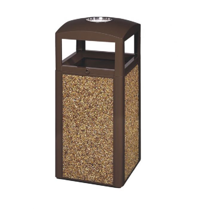 פח מאפרה מרובע גרניט 91x40x40 ס"מ - Clean Spot קלין ספוט