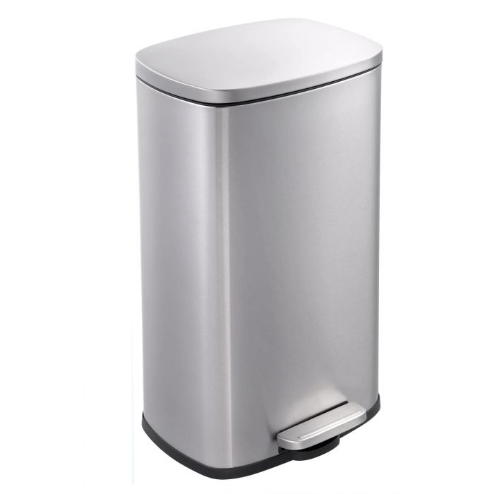 פח נירוסטה דגם Sahara מלבני 30 ליטר בצבע כסוף - Clean Spot קלין ספוט