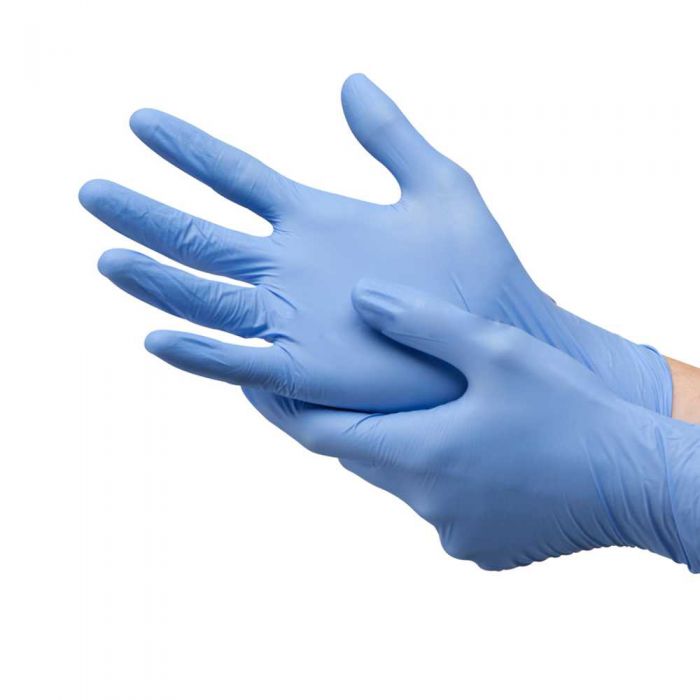כפפות נטריל תכלת ללא אבקה במגוון מידות - Clean Spot קלין ספוט