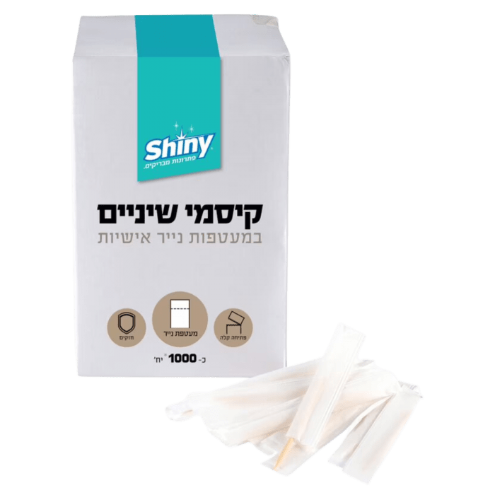 קיסמי שיניים עטופים - 1000 יח' בקופסא - Clean Spot קלין ספוט