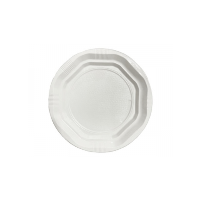 צלחת פלסטיק קטנה 7' - 50 יח' - Clean Spot קלין ספוט