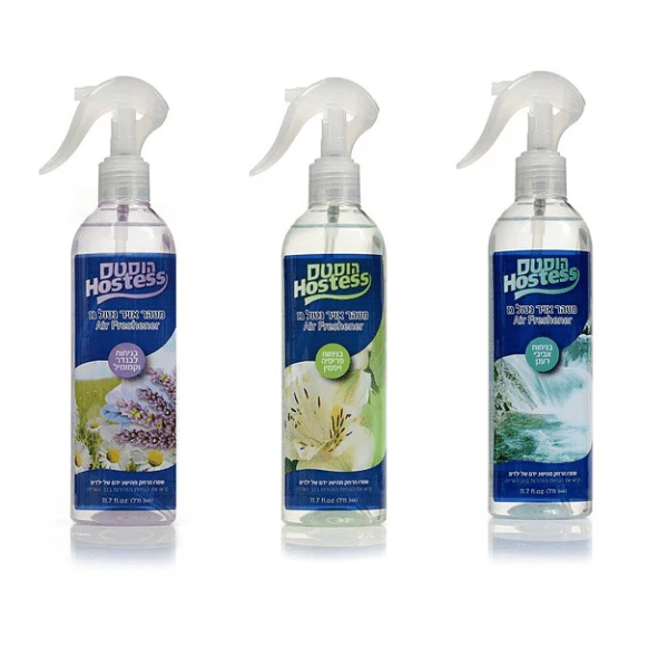 מבשם אוויר ובדים נטול גז בניחוחות שונים - Clean Spot קלין ספוט