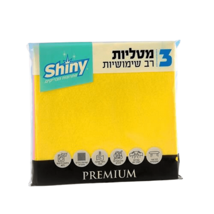 מטליות שיש אל-בד עבות במיוחד - מארז שלישייה - Clean Spot קלין ספוט