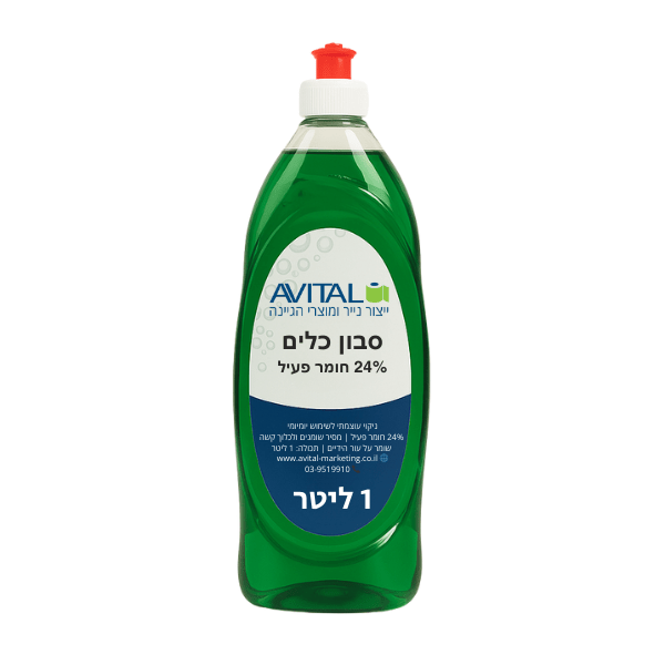 סבון כלים 1 ליטר 24% Eco - Tal - Clean Spot קלין ספוט