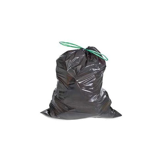 שקית אשפה בגליל עם שרוך 75/90 LD שחור - Clean Spot קלין ספוט