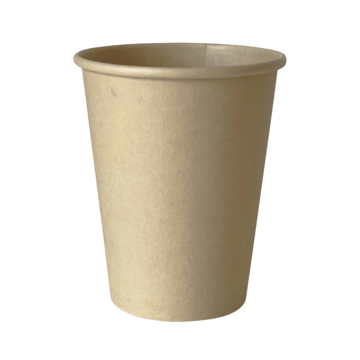 כוס מתכלה לשתייה חמה 1000 יח' גודל 240 מ"ל - 9oz כוס אקולוגית - Clean Spot קלין ספוט